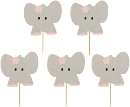 pikery-do-babeczek-sloniki-rozowe-baby-shower-x10