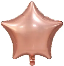 balon-gwiazda-rozowo-zlota-panienski-slub-wesele
