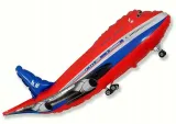 balon-foliowy-samolot-czerwony-boeing-60-cm