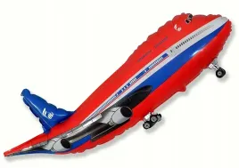 balon-foliowy-samolot-czerwony-boeing-60-cm