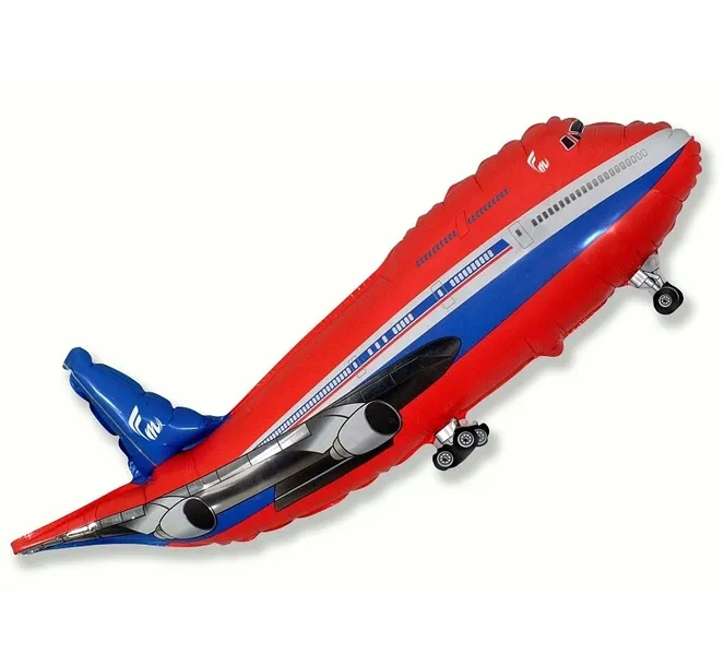 balon-foliowy-samolot-czerwony-boeing-60-cm-wypelnienie-powietrze-lub-hel