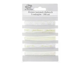 5x-tasiemki-slubne-na-slub-rozne-wzory-180-cm