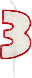 swieczka-cyfra-3-urodziny-czerwona-brokatowa