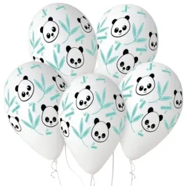 balony-premium-wloskie-panda-bambus-mis-33-cm-5-szt