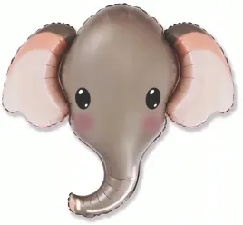 balon-foliowy-slonik-slon-elephant-szary