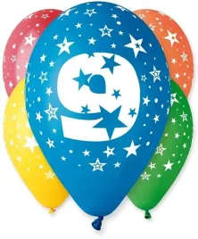 balony-cyfra-9-urodziny-rocznica-kolorowe-5-szt