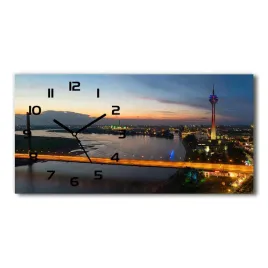 zegar-scienny-szklany-dusseldorf-niemcy-60x30-cm