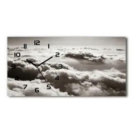 zegar-scienny-szklany-chmury-z-lotu-ptaka-60x30-cm