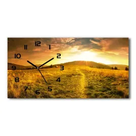 zegar-szklany-cichy-mechanizm-panorama-tatr-60x30
