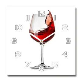 cichy-scienny-szklany-zegar-czerwone-wino-30x30-cm