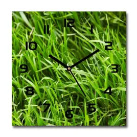 piekny-cichy-szklany-zegar-do-salonu-trawa-30x30
