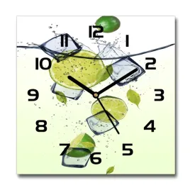 cichy-scienny-szklany-zegar-limonki-i-lod-30x30-cm
