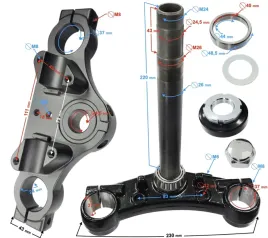 sztyca-przod-komplet-gt-125