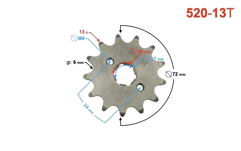 hurt-zebatka-520-13t