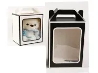 pudelko-12szt-kartonik-prezentowy-z-raczka-czarne-z-okienkiem-30x20x16-cm