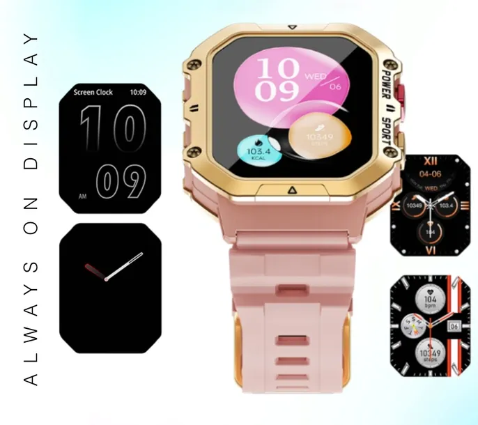 smartwatch-rubicon-rncf28-rozowy-czujniki-krokomierz-pulsometr