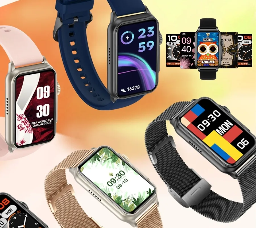 smartwatch-rubicon-rncf06-granatowy-silikon-stan-nowy