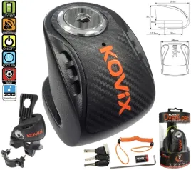 blokada-tarczy-hamulcowej-z-alarmem-kovix-kns6-czarna