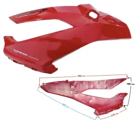 obudowa-reflektora-czesc-gorna-lewa-czerwona-x-trail-125