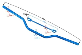 kierownica-uniwersalna-naked-cross-22mm-niebieska