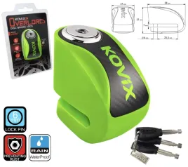 blokada-tarczy-hamulcowej-kovix-knn1-fluo-zielony
