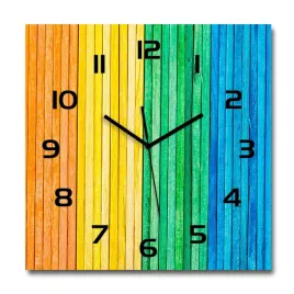 zegar-scienny-ze-szkla-duzy-kolorowe-paski-60x60