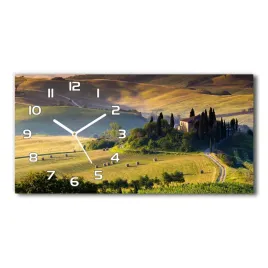 piekny-szklany-zegar-scienny-toskania-wlochy-60x30