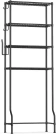 regal-lazienkowy-songmics-4-poziomy-z-haczykami-i-uchwytem-176-cm-czarny