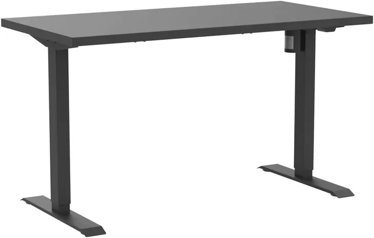 ELEKTRYCZNY STELAŻ BIURKA REGULOWANY FLEXISPOT EG1 CZARNY 70KG 71 121 CM