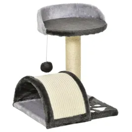 drapak-dla-kota-pawhut-sizal-pileczka-legowisko-44-cm-szary