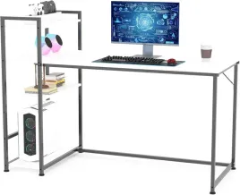 biurko-komputerowe-sanodesk-140x60-cm-biale-z-4-polkami-gamingowe