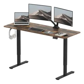 biurko-elektryczne-regulowane-120x60-sit-stand-led-pamiec-sanodesk-braz