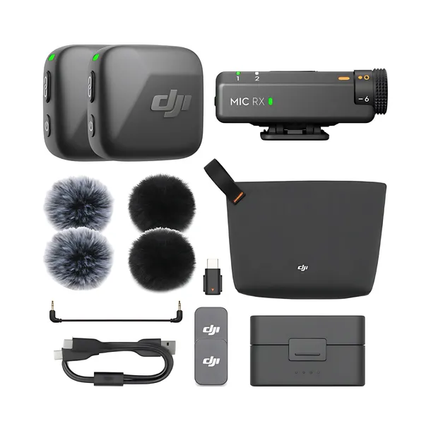Zestaw DJI Mic Mini Combo 2TX+1RX Mikrofony Bezprzewodowe + Etui Ładujące