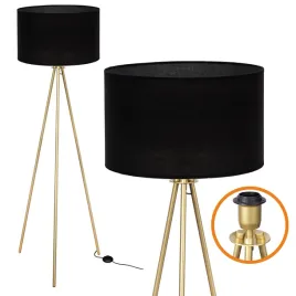 lampa-podlogowa-stojaca-metalowa-zlota-podstawa-136-cm-abazur-czarny-40-cm