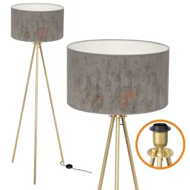 lampa-stojaca-podlogowa-136cm-metalowa-zlota-abazur-szary-beton-klosz-40-cm