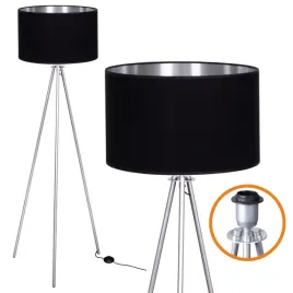 lampa-stojaca-led-podlogowa-srebrna-do-salonu-trojnog-z-abazurem-czarnym