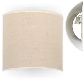 lampa-scienna-kinkiet-lniany-naturalny-abazur-1x-e27-led-natynkowa-25-cm