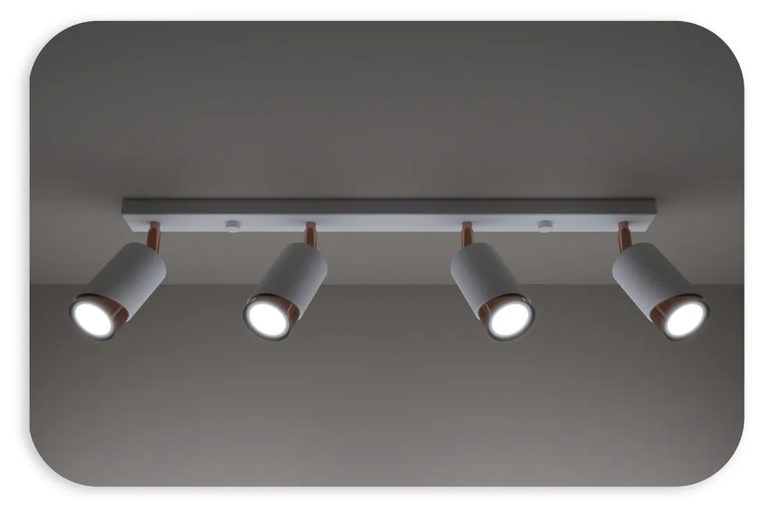 lampa-wiszaca-zyrandol-bragi-bialy-miedz-4x-gu10-plafon-nowoczesny-4x40w-stan-nowy