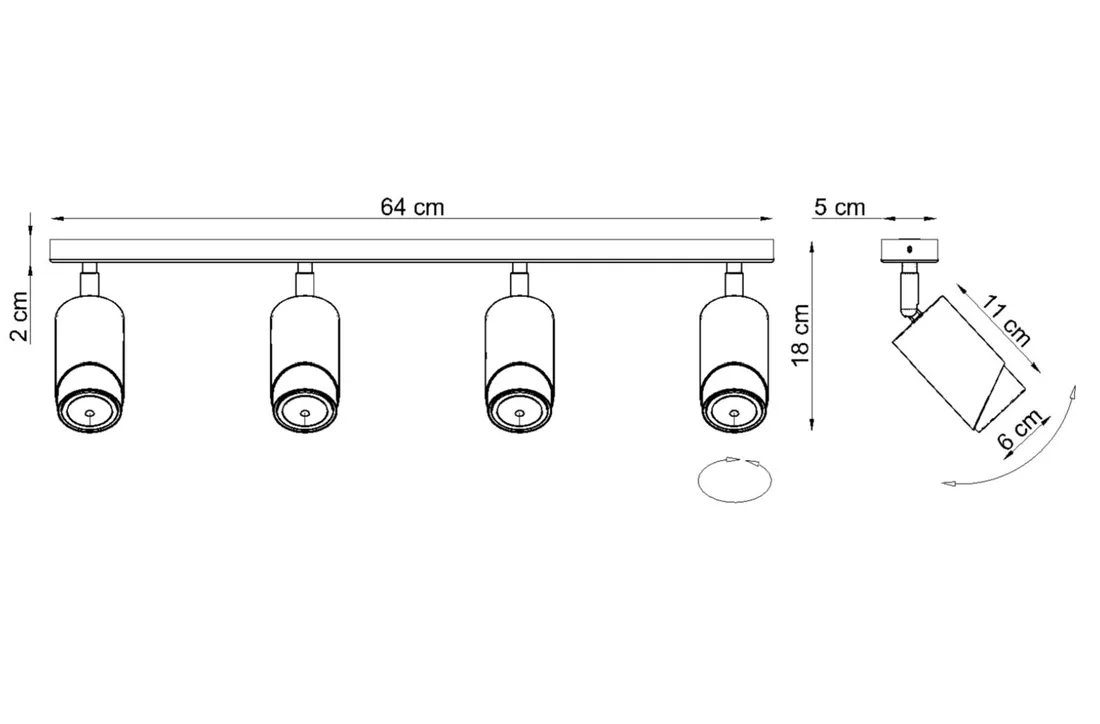 lampa-wiszaca-zyrandol-bragi-bialy-miedz-4x-gu10-plafon-nowoczesny-4x40w-stan-nowy