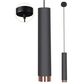 lampa-wiszaca-halogenowa-led-sufitowa-1xgu10-tuba-czarna-miedziana-metalowa