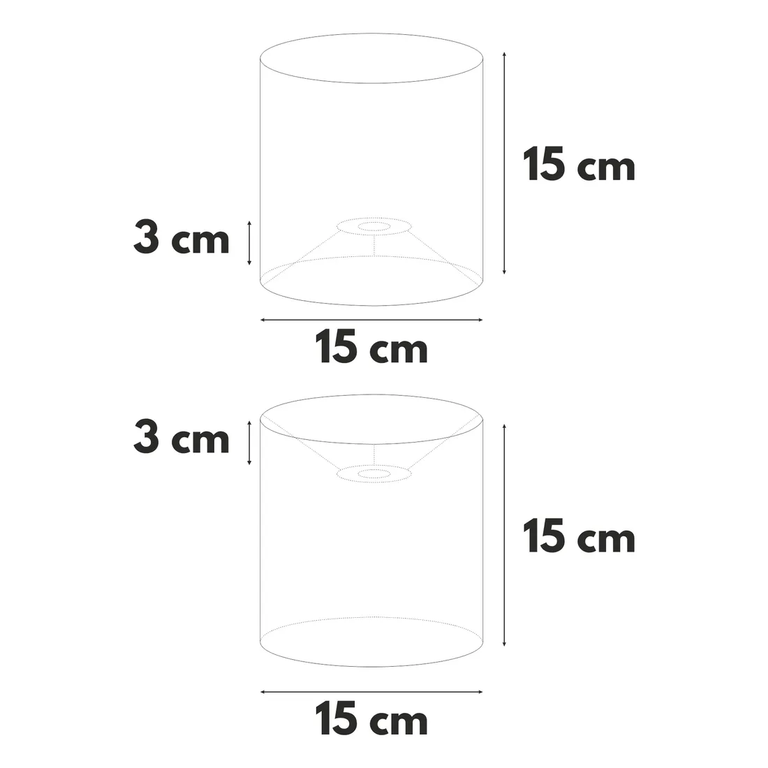 abazur-bialy-15-15-cm