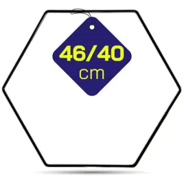 lapacz-snow-baza-do-handmade-obrecz-metalowa-heksagon-czarny-46-x-40-cm