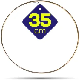 zlota-metalowa-obrecz-kolko-do-lapaczy-snow-35-cm