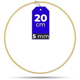 lapacz-snow-obrecz-zlota-handmade-kolo-z-drutu-5-mm-fi-20-cm-wytrzymala
