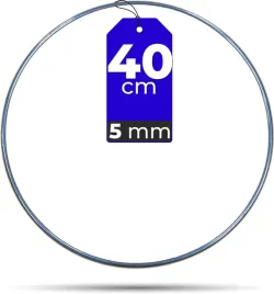 srebrna-metalowa-obrecz-40-cm-5-mm-wytrzymala-drut