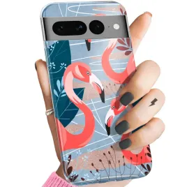etui-do-google-pixel-7-pro-wzory-flaming-flamingi-ptaki-obudowa-pokrowiec