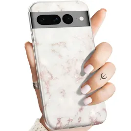 etui-do-google-pixel-7-pro-wzory-biale-kamien-ksztalty-obudowa-pokrowiec