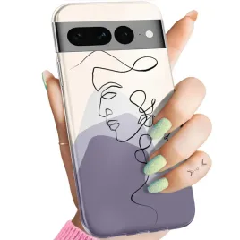 etui-do-google-pixel-7-pro-wzory-continuous-line-art-kreska-linie-obudowa