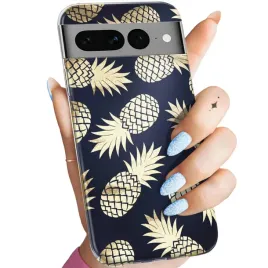 etui-do-google-pixel-7-pro-wzory-ananas-owoce-egzotyczne-obudowa-pokrowiec