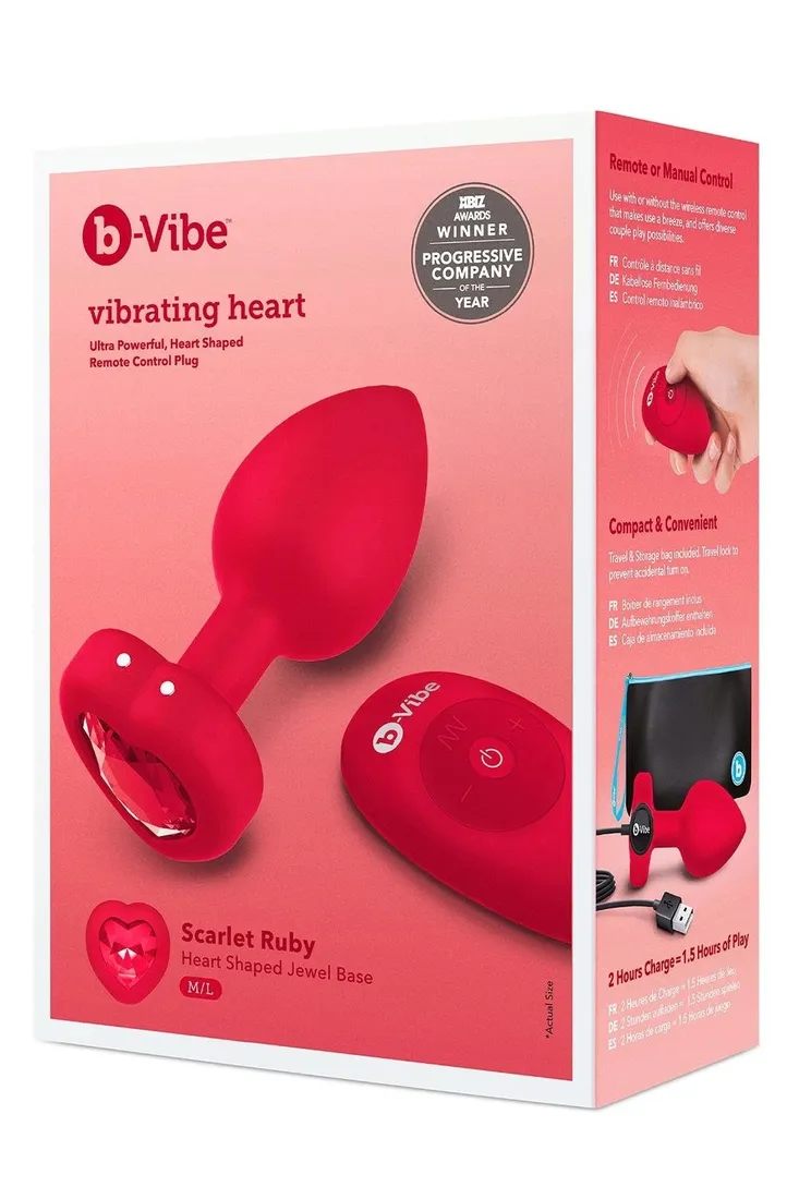 vibrating-heart-shape-jewel-plug-ml-red